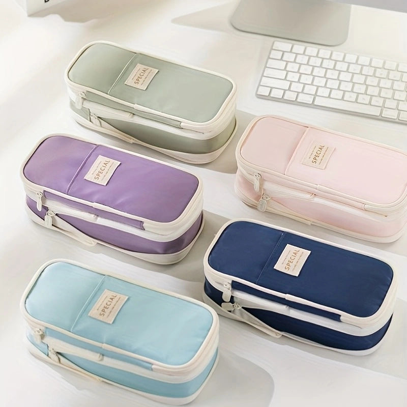 Retractable Canvas Pencil Case