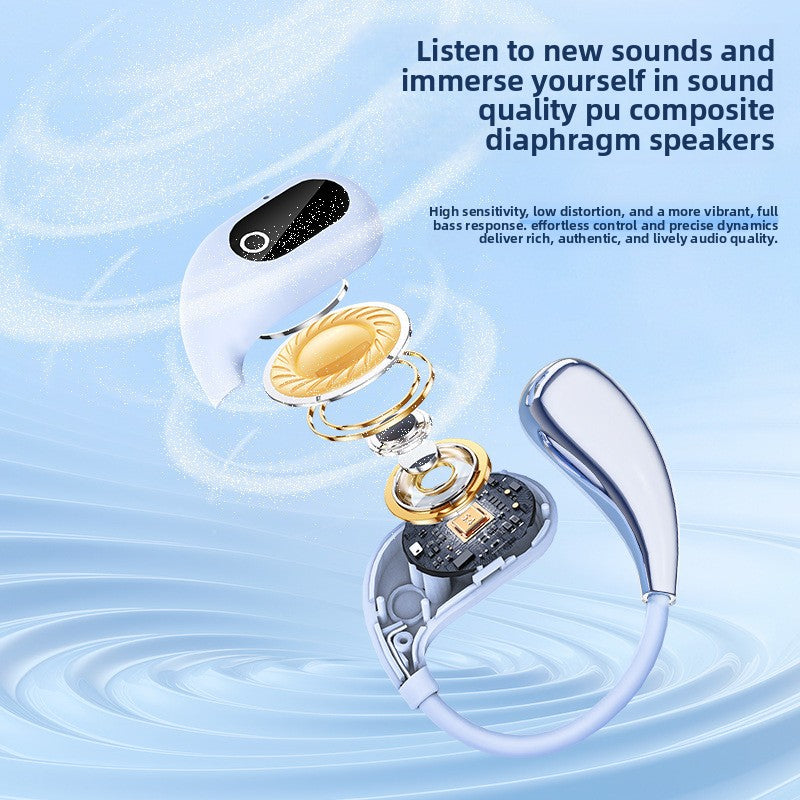 Smart AI Translation Bluetooth Headset with Bone Conduction