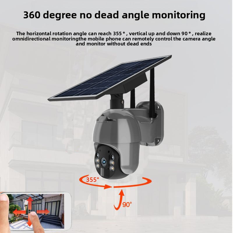 Outdoor Solar Wireless WiFi 4G Security Camera
