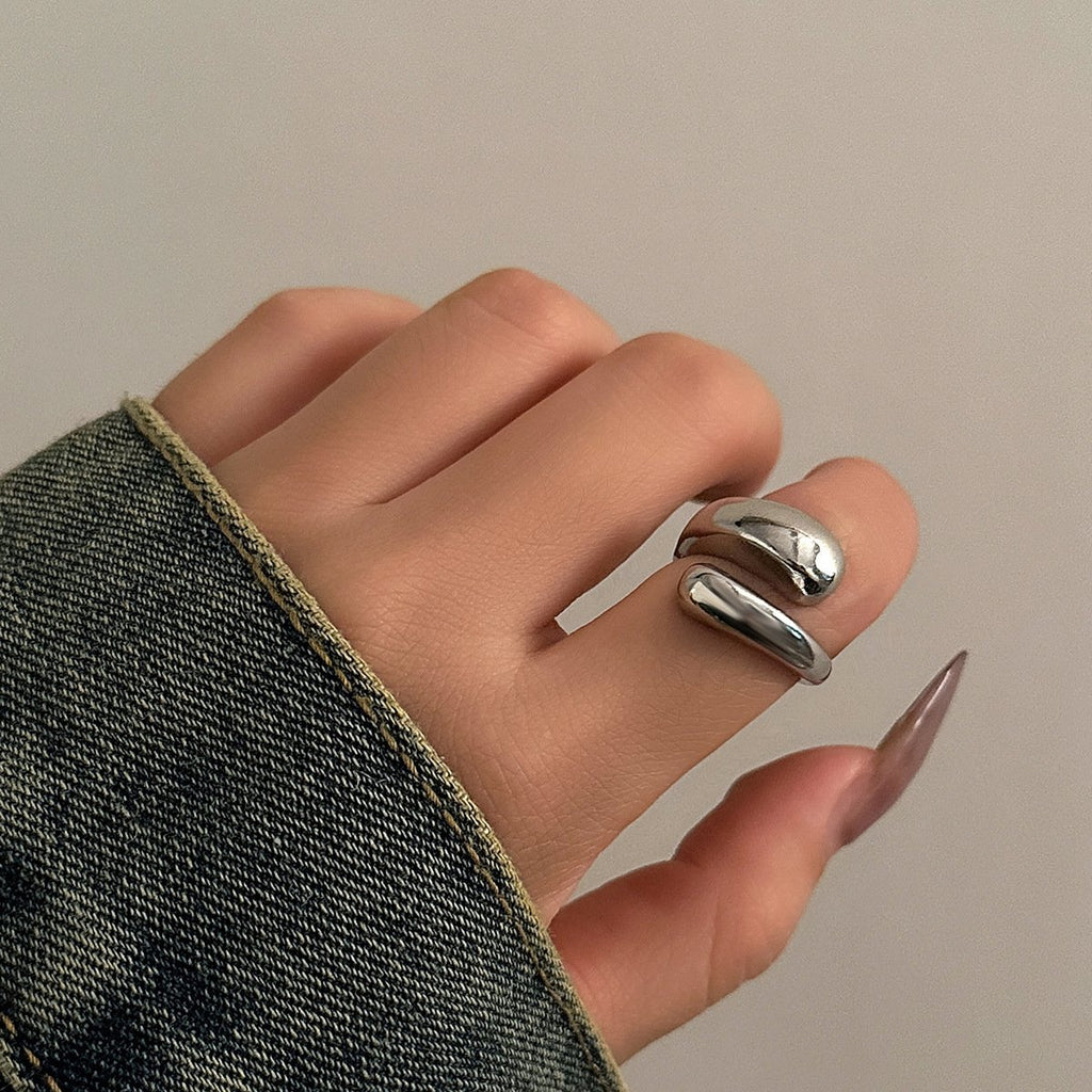 Joint ring with exaggerated opening set ring