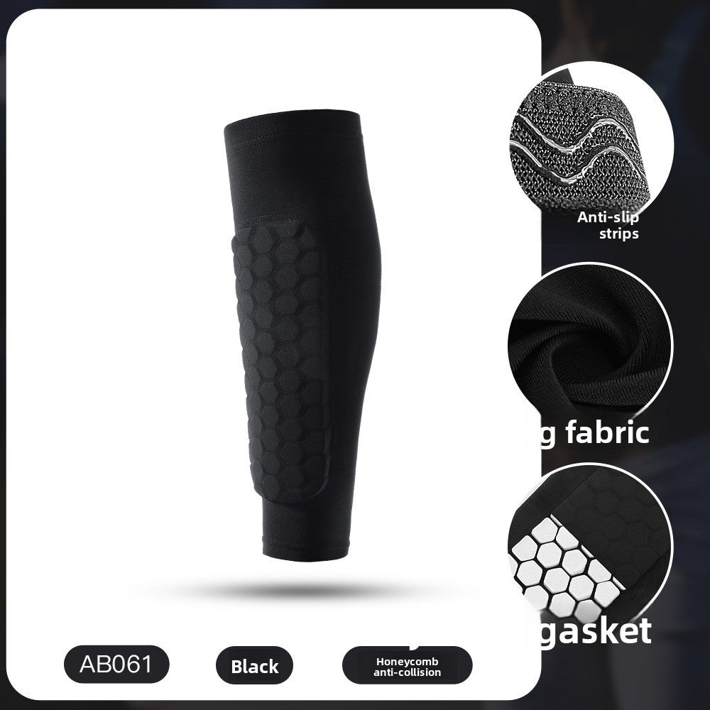 Breathable Honeycomb Sports Leg Guards for Running and Basketball