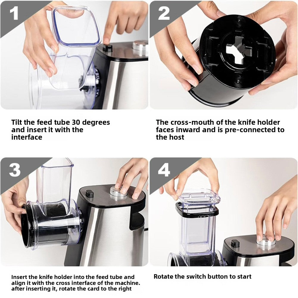 A multi-functional electric vegetable cutter