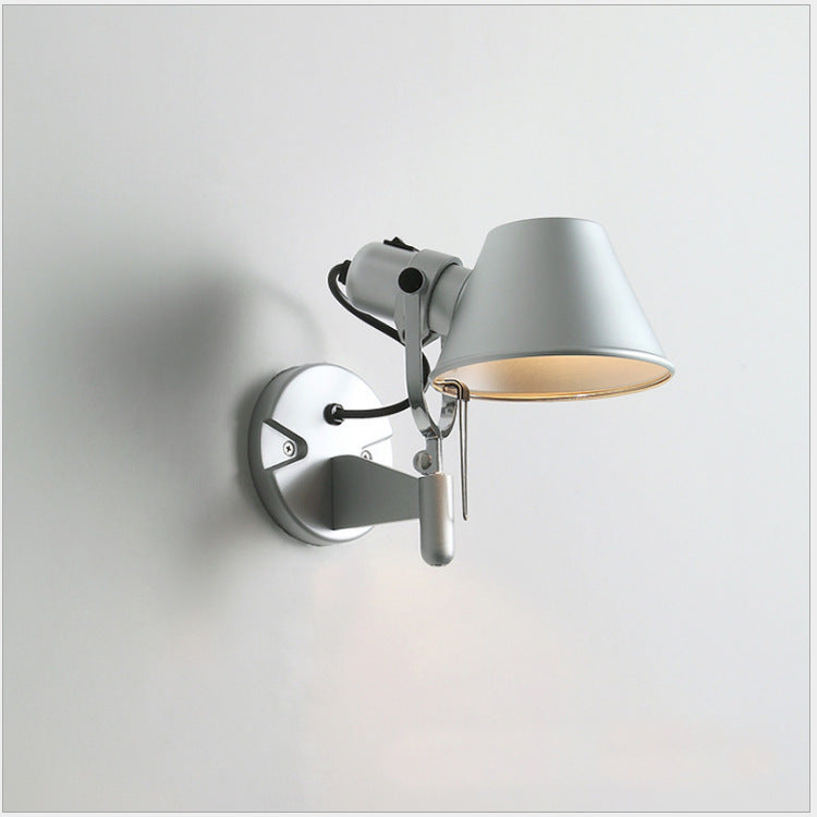 Personality straw hat wall lamp