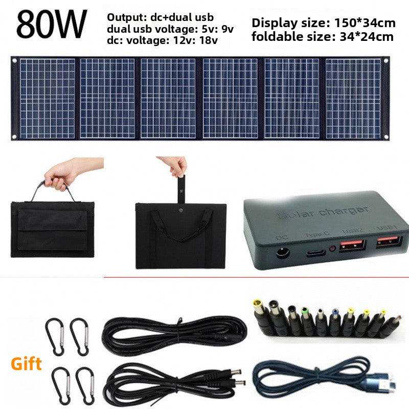 Foldable Solar Charger Panel for Outdoor Use
