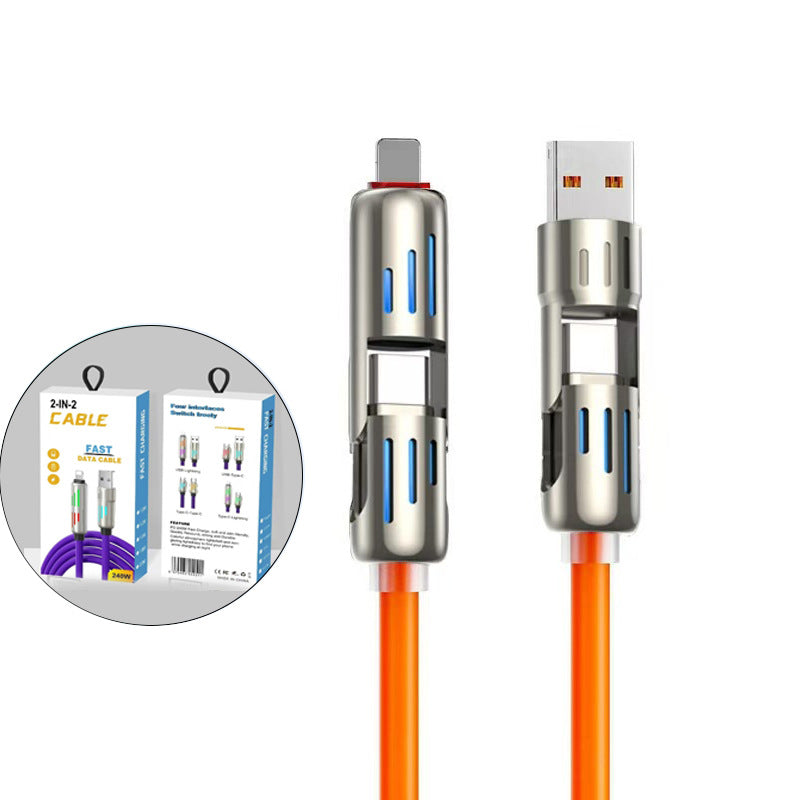 4-in-1 usb mobile phone data cable