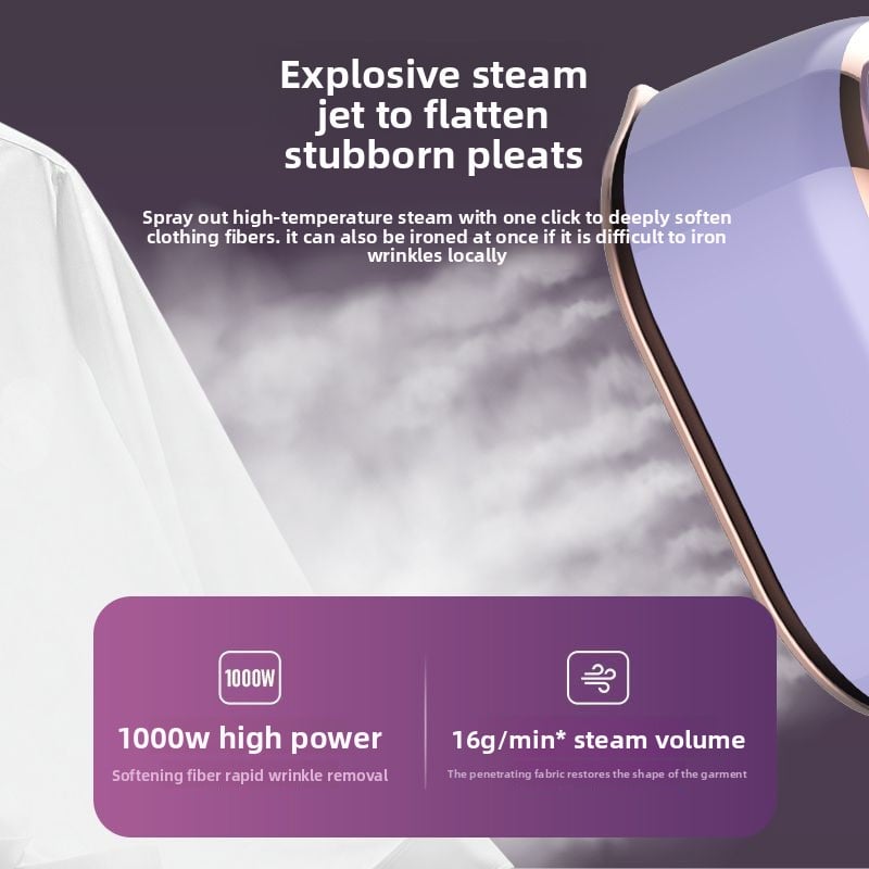 Dual-Use Steam Garment Steamer (Dry & Wet)