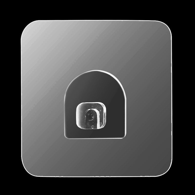 Transparent and traceless hook without punching holes