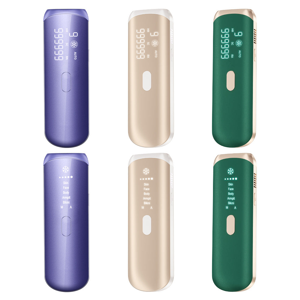 Home laser freezing point hair removal device