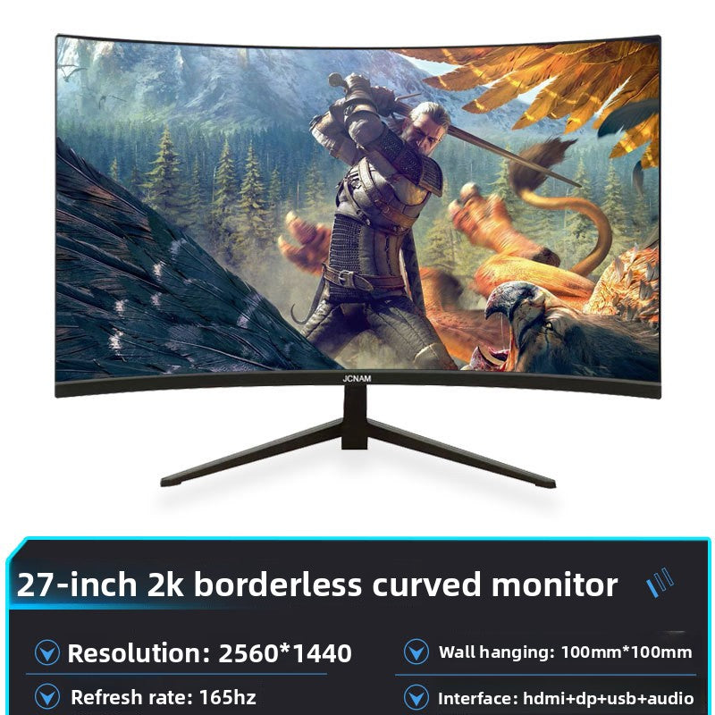 24 27-inch 2K 165Hz Frameless Computer Monitor