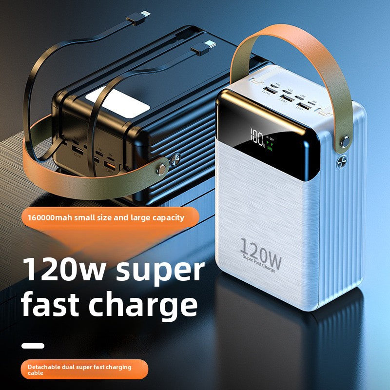 120W Fast Charging Power Bank with High Capacity