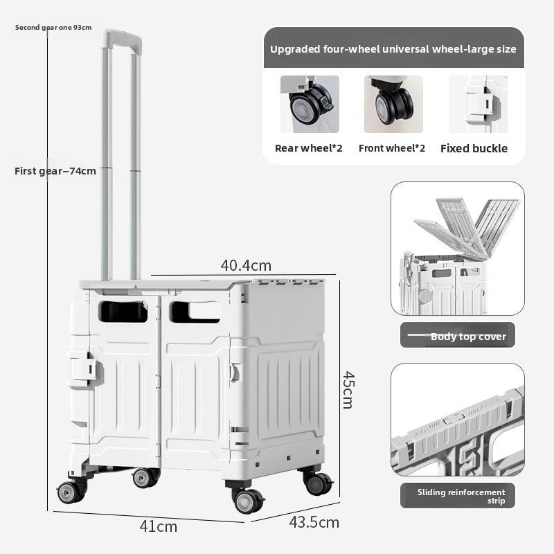 Foldable Portable Shopping Cart