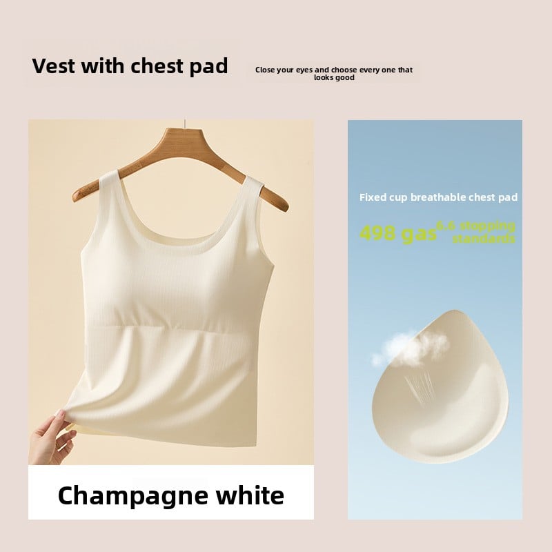 Lingerie with chest pads and a beautiful back