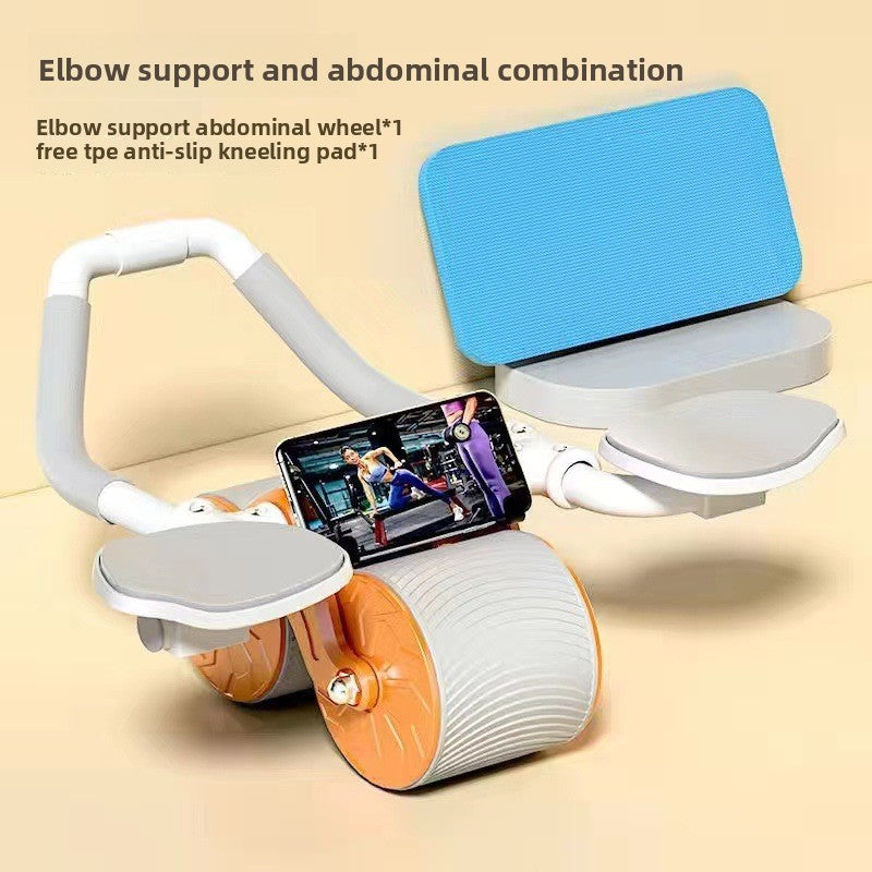 Automatic rebound multi-functional abdominal roller