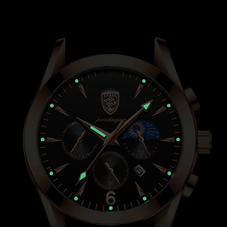 Waterproof Luminous Quartz Watch