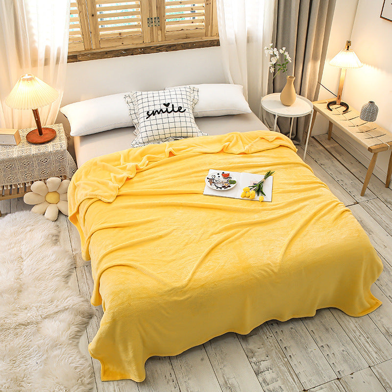 Coral Fleece Blanket Bed Sheet