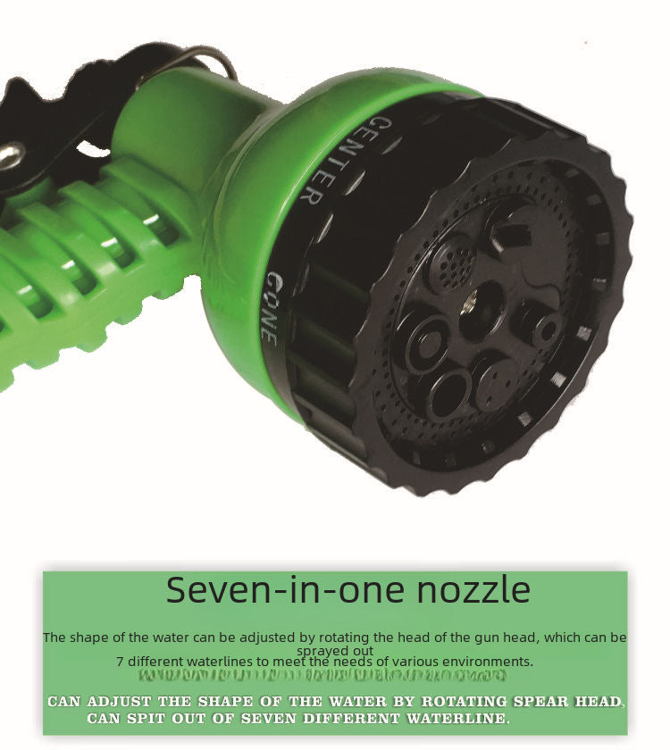 Household high-pressure car washing water gun washing telescopic water pipe multi-purpose car Garden water pipe garden watering set