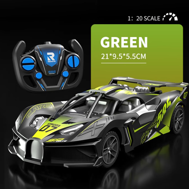 kids Remote Control Car Toy Charging Wireless Racing Sports Car Resistant to Falling and Driftable High-Speed Car Gift for Boys and Girls