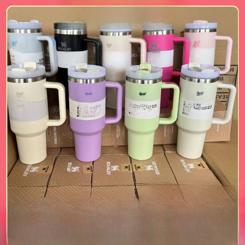 40OZ Stanley Style Stainless Steel Vacuum Thermos Cup