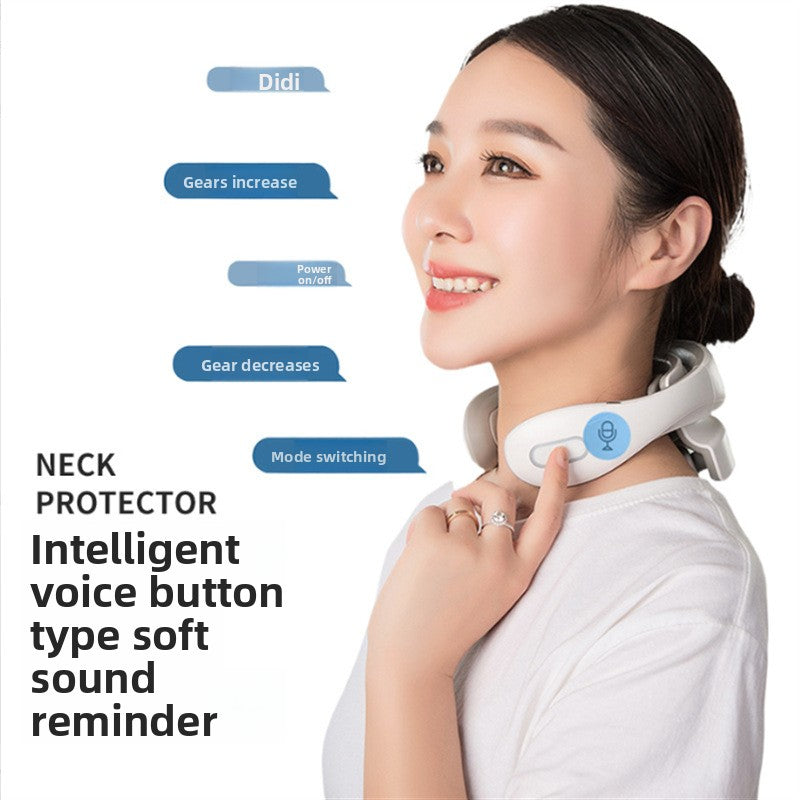 Cervical spine massager electric portable intelligent pulse neck neck neck shoulder neck physiotherapy hot compress artifact cervical spine massager
