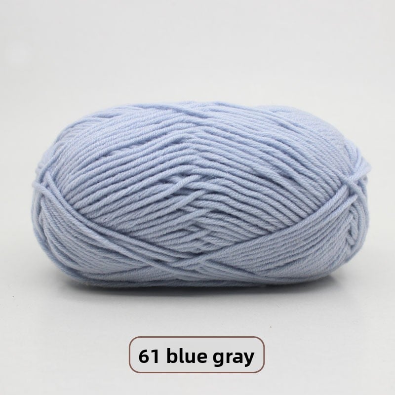 Five-Strand Milk Cotton Yarn for Knitting and DIY Crafts