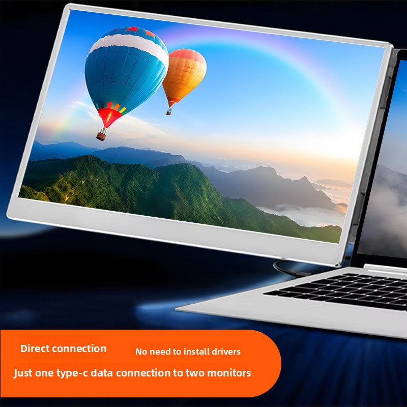 15.6 Inch Dual Screen Portable Monitor with 1080P IPS Display
