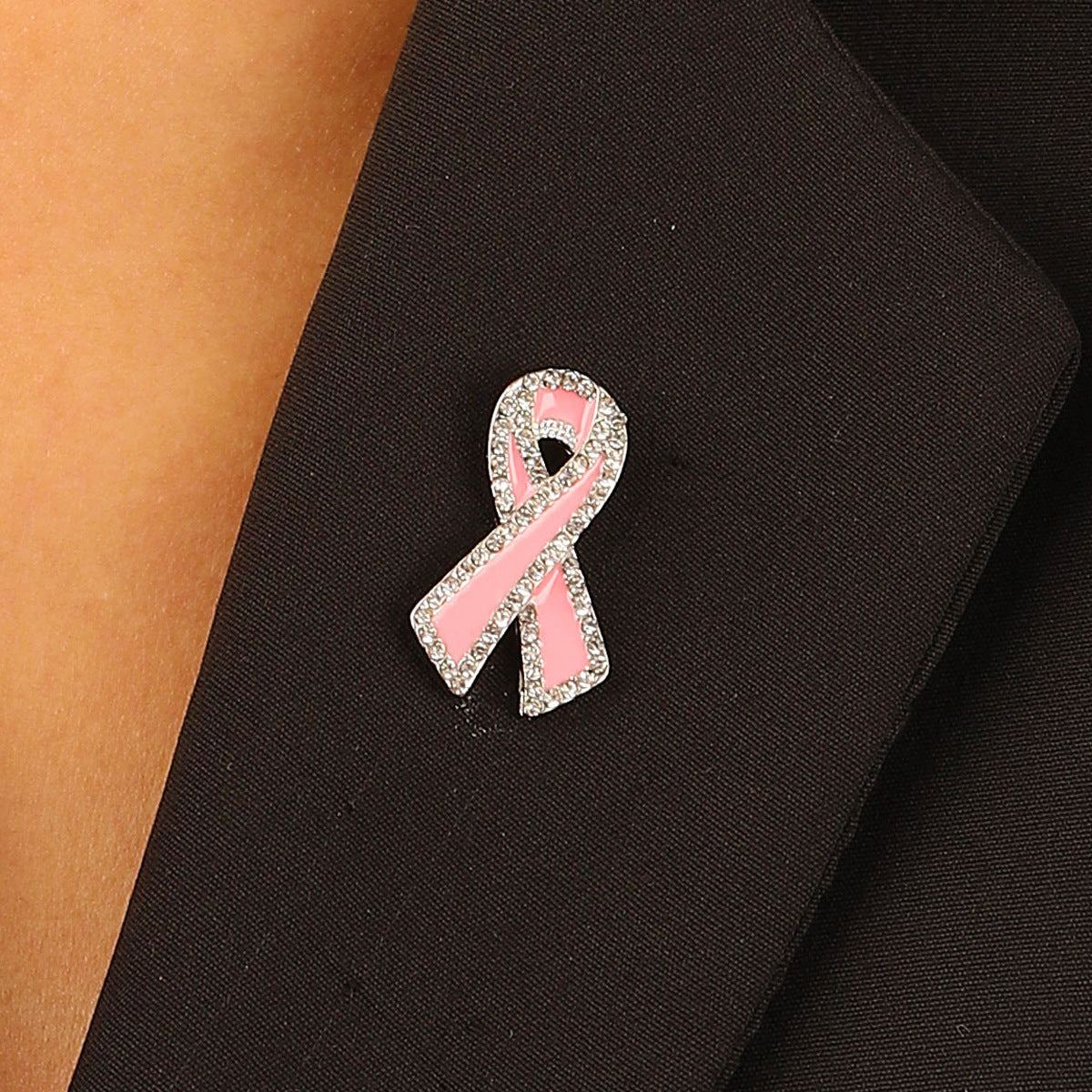 Breast cancer awareness necklace