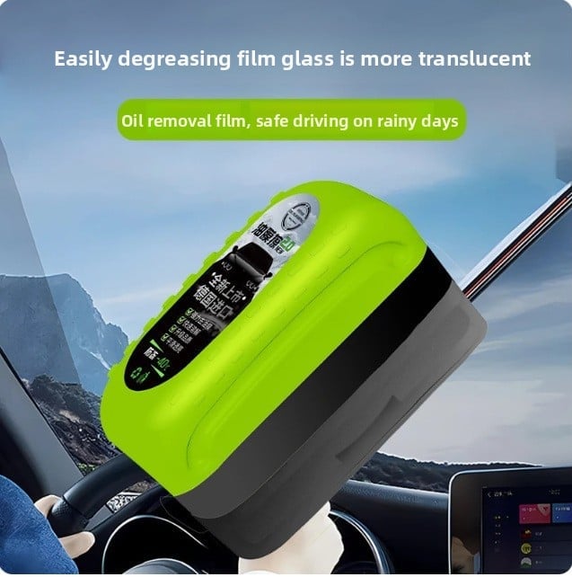 Car windshield wiper film brush