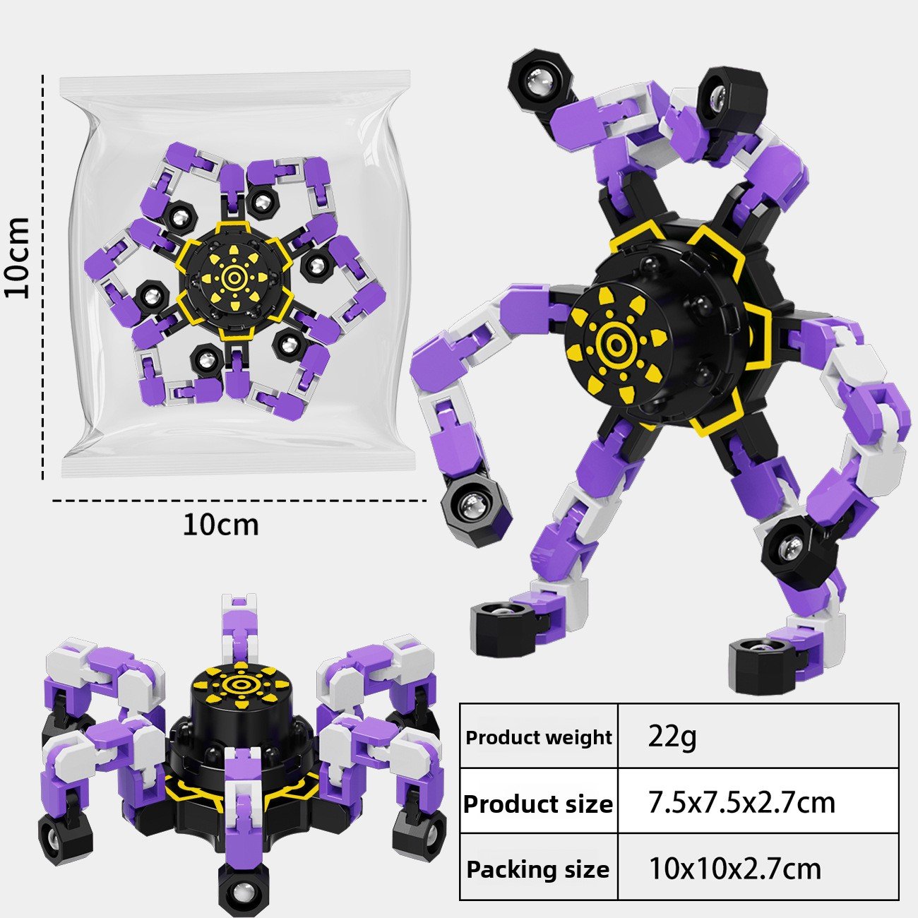 Flexible and Luminescent Gyroscope