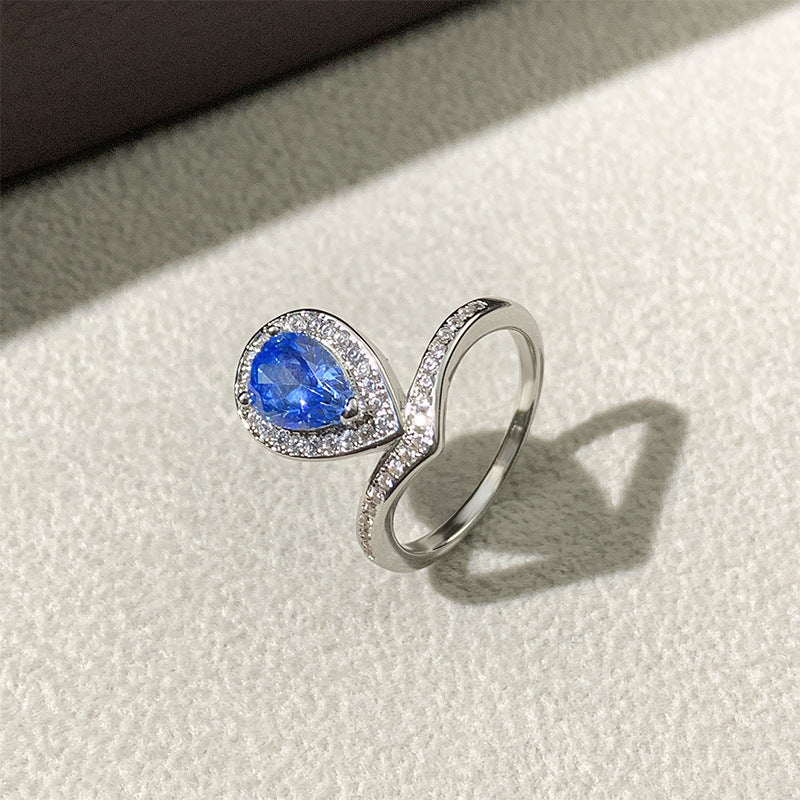 artificial diamond ring