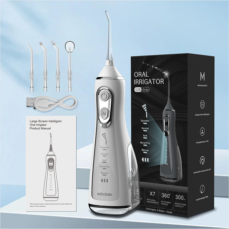 Factory direct sale portable dental irrigator electric oral cleaning dental scaler to calculus irrigator dental scaler water dental floss
