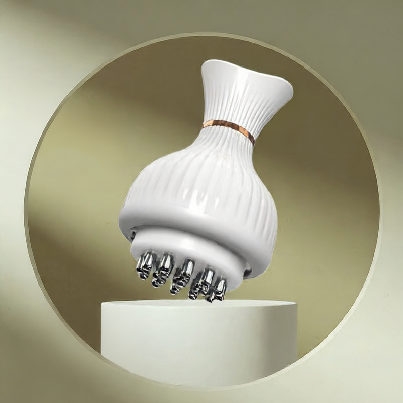 Electric massage brush