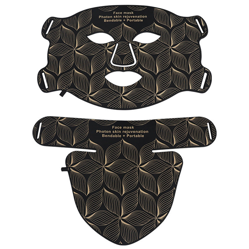 ilicone LED Photon Rejuvenation Facial Mask with Neck