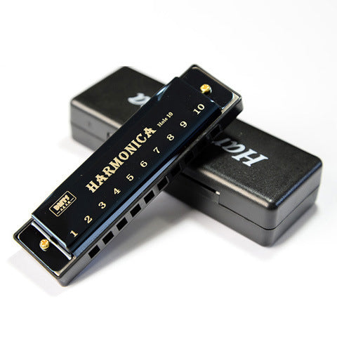 10-Hole Titanium Blues Harmonica for Kids Educational Music Toy