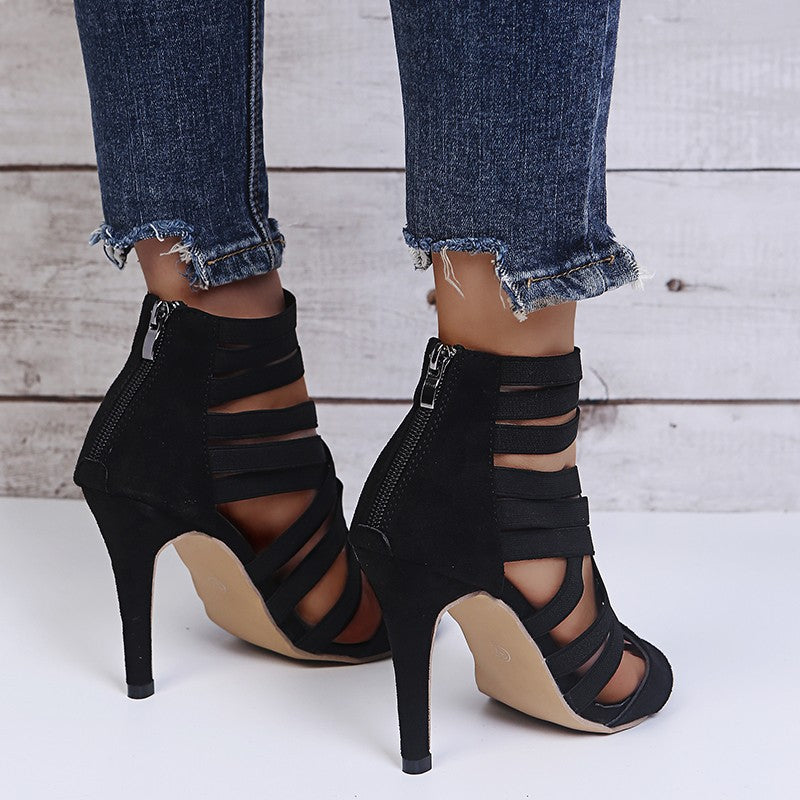 high heel sandals