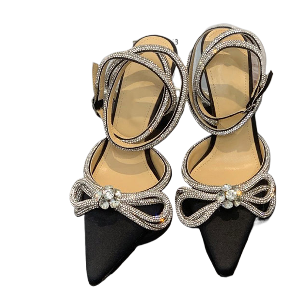 Baotou High Heel Pointed Toe Sandals
