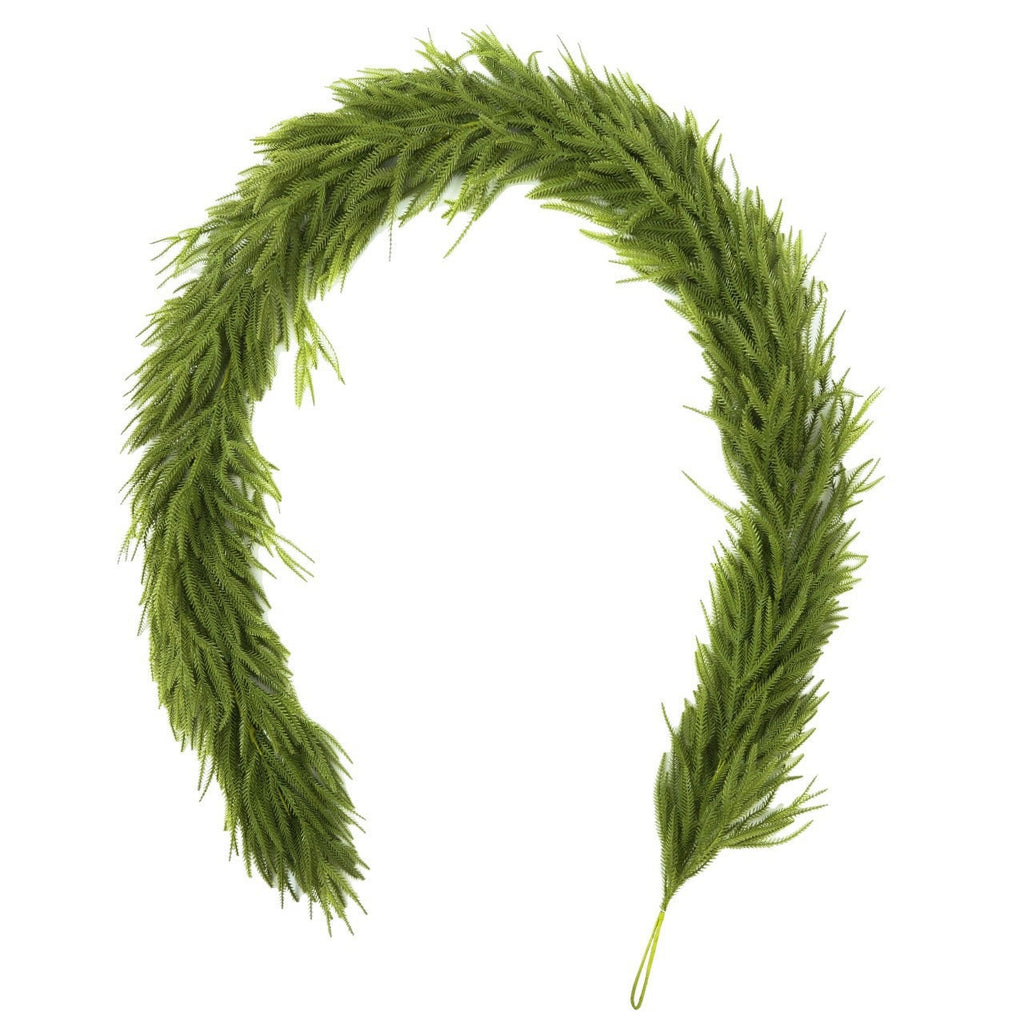 Simulated Pine Needle Rattan Christmas Wreath