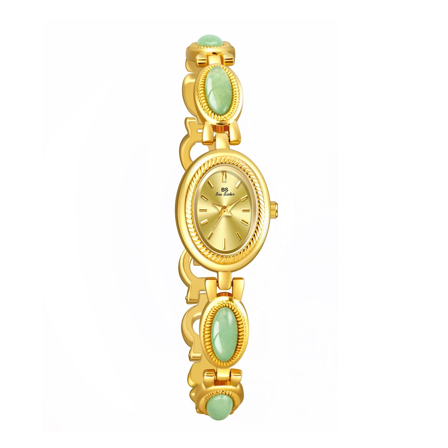 BS Natural Dongling stone and Hetian Jade high-end chain watch
