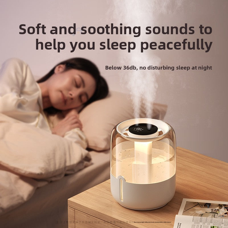 Desktop Dual Spray Humidifier with Night Light