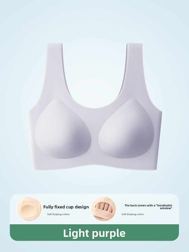 Seamless Shock-Proof Yoga Sports Bra for Large Breasts