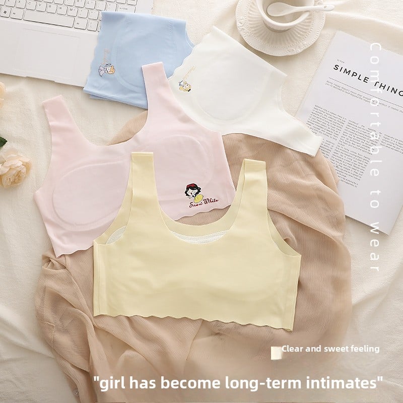 ice silk seamless girl vest