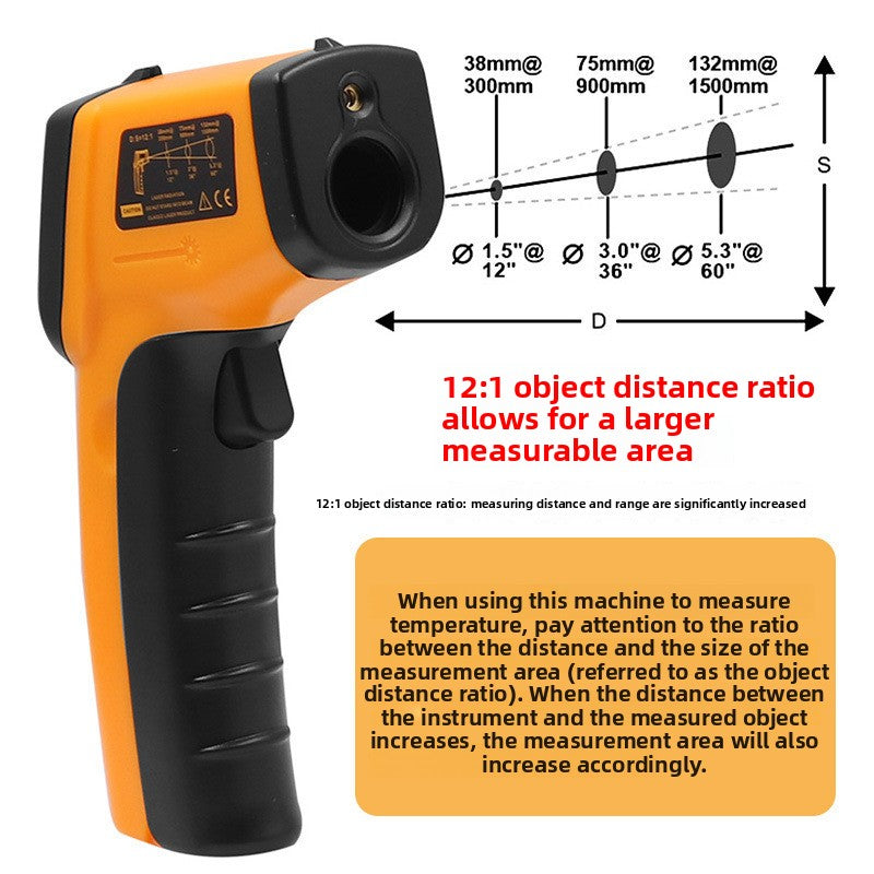 Handheld Infrared Thermometer -50? to 400?
