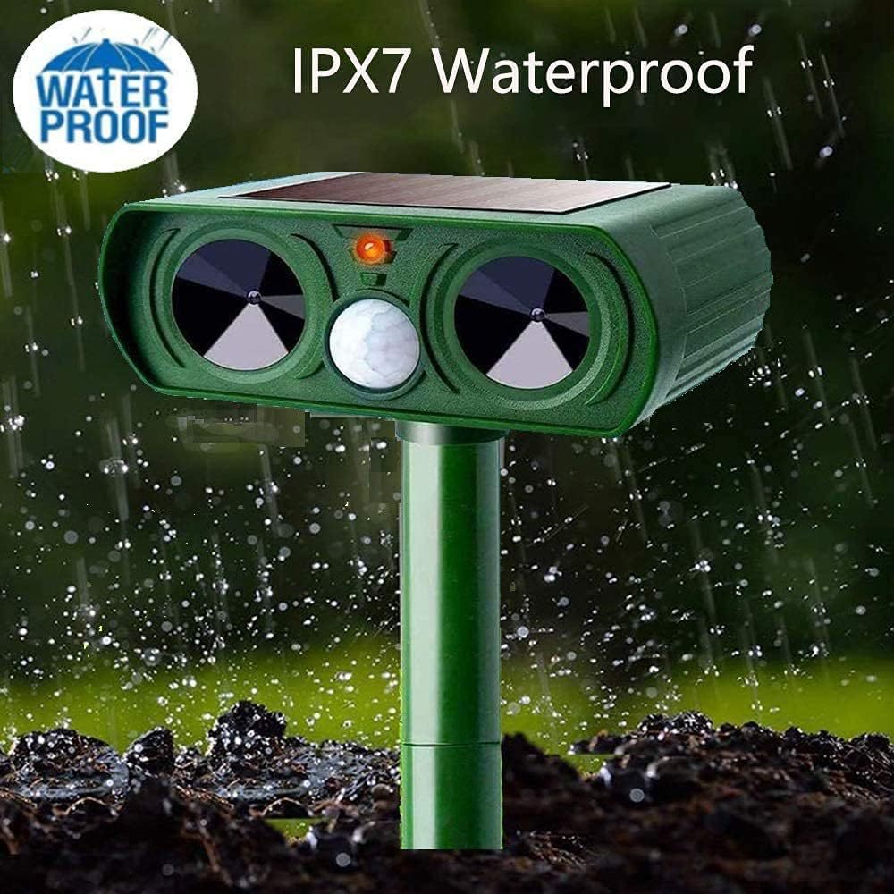 Solar Ultrasonic Animal Repeller