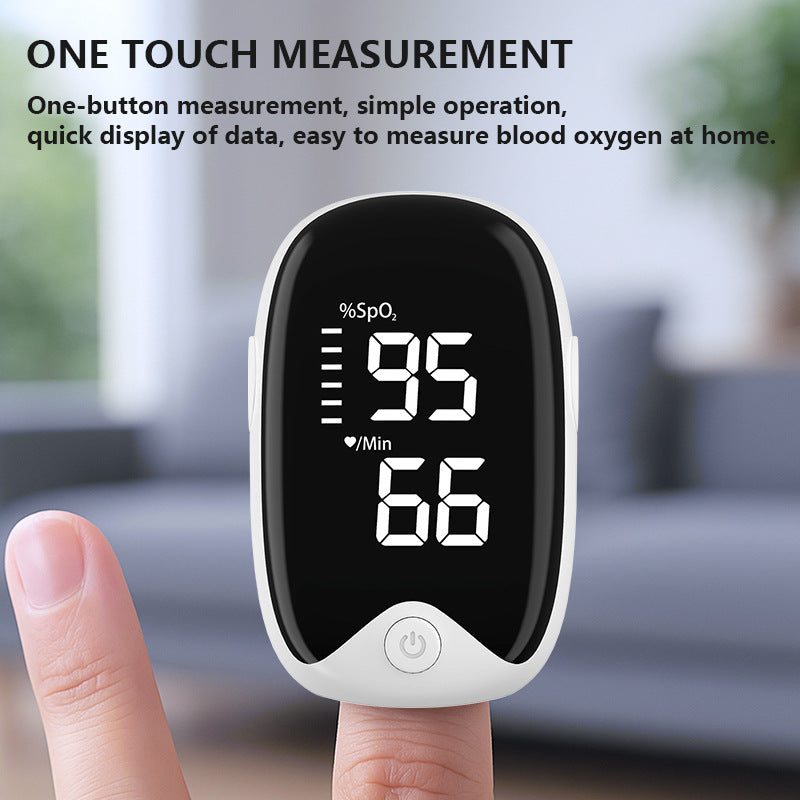 Medical Finger Clip Oximeter Heart Rate Blood Oxygen Saturation Monitor