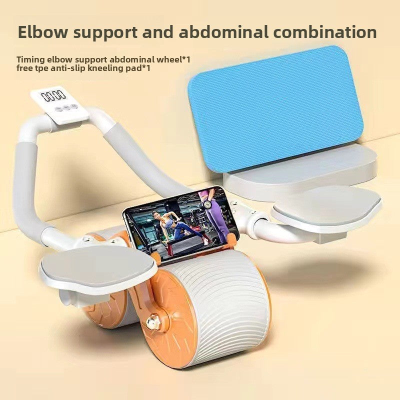 Automatic rebound multi-functional abdominal roller