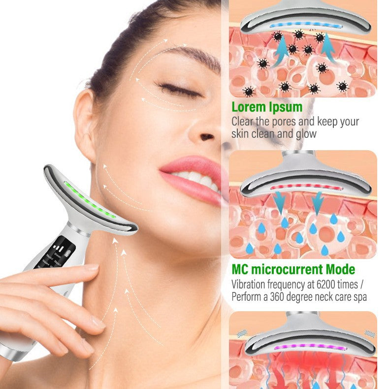 Microcurrent Neck and Face Massager for Anti-Wrinkle