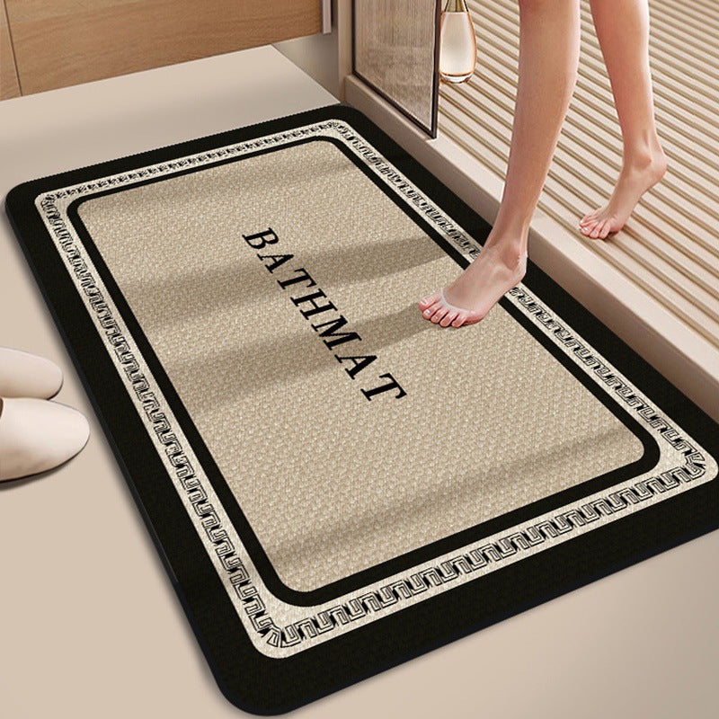 Simple Luxurious Diatom Mud Bathroom Mat.