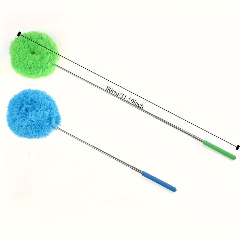 Extensible cleaning brush for thorough cleaning