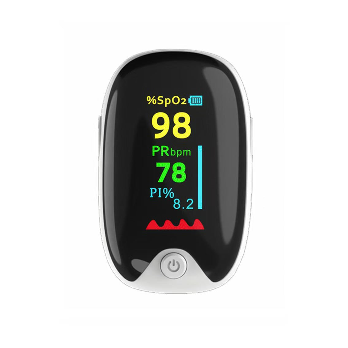Finger Clip Pulse Oximeter for Oxygen Saturation and Heart Rate Monitoring