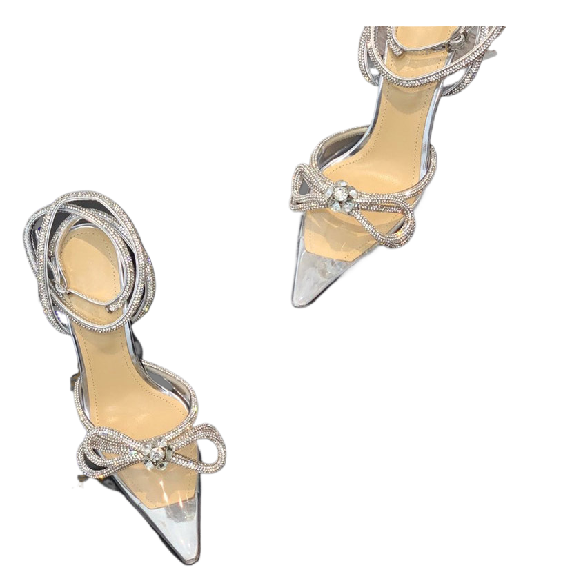 Baotou High Heel Pointed Toe Sandals