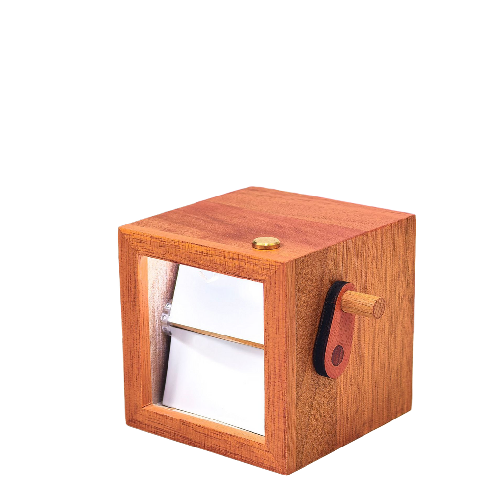 Luminous flip page book photo machine